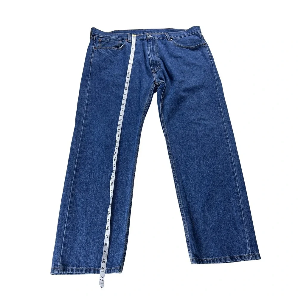 Levi Strauss 505 Jeans Mens 40x30 Blue Straight Leg‎ Denim Casual Pants